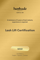 Banhada Lash Lift Gold Course